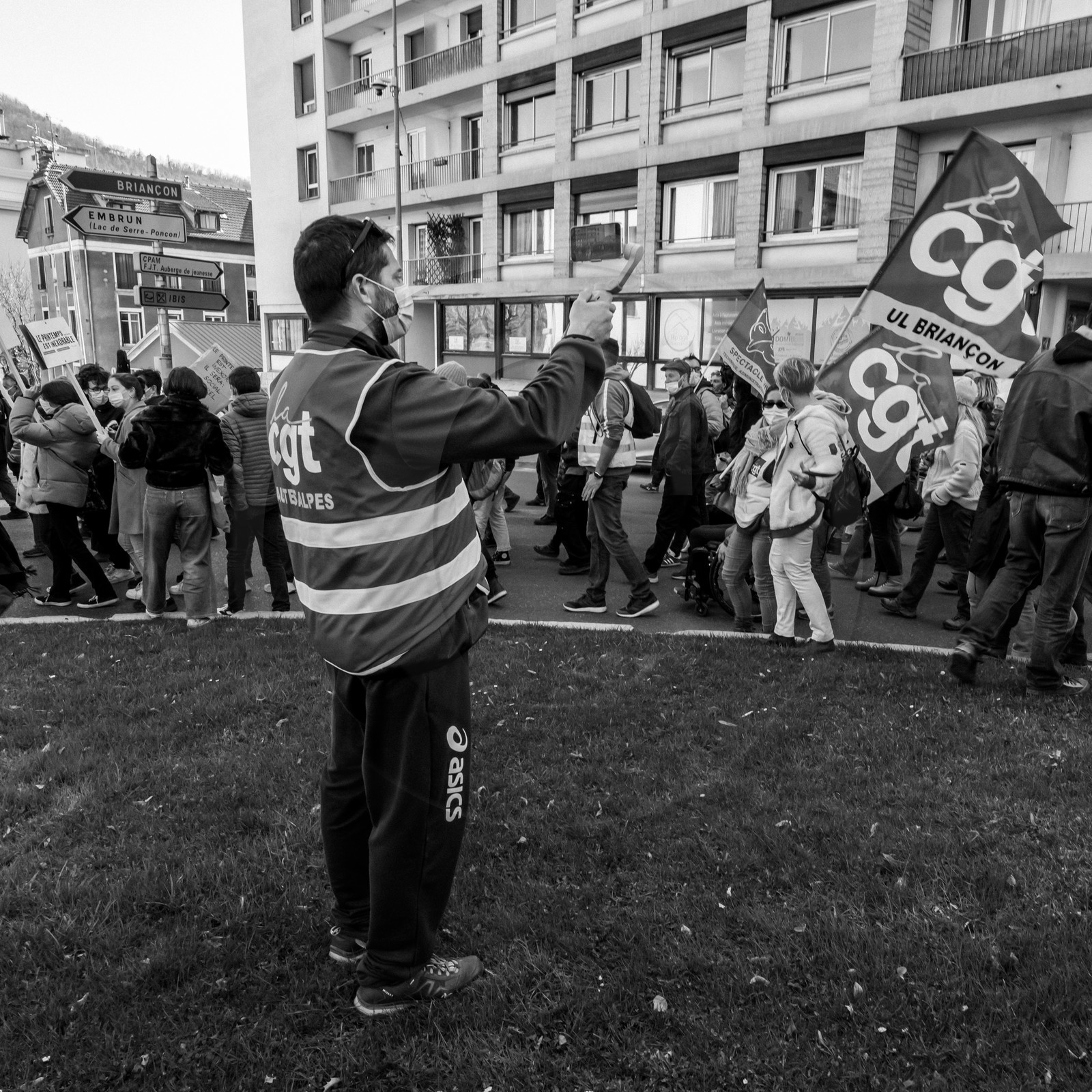 21 mars 2021 - Gap - Mobilisation pour la réouverture des lieux culturels