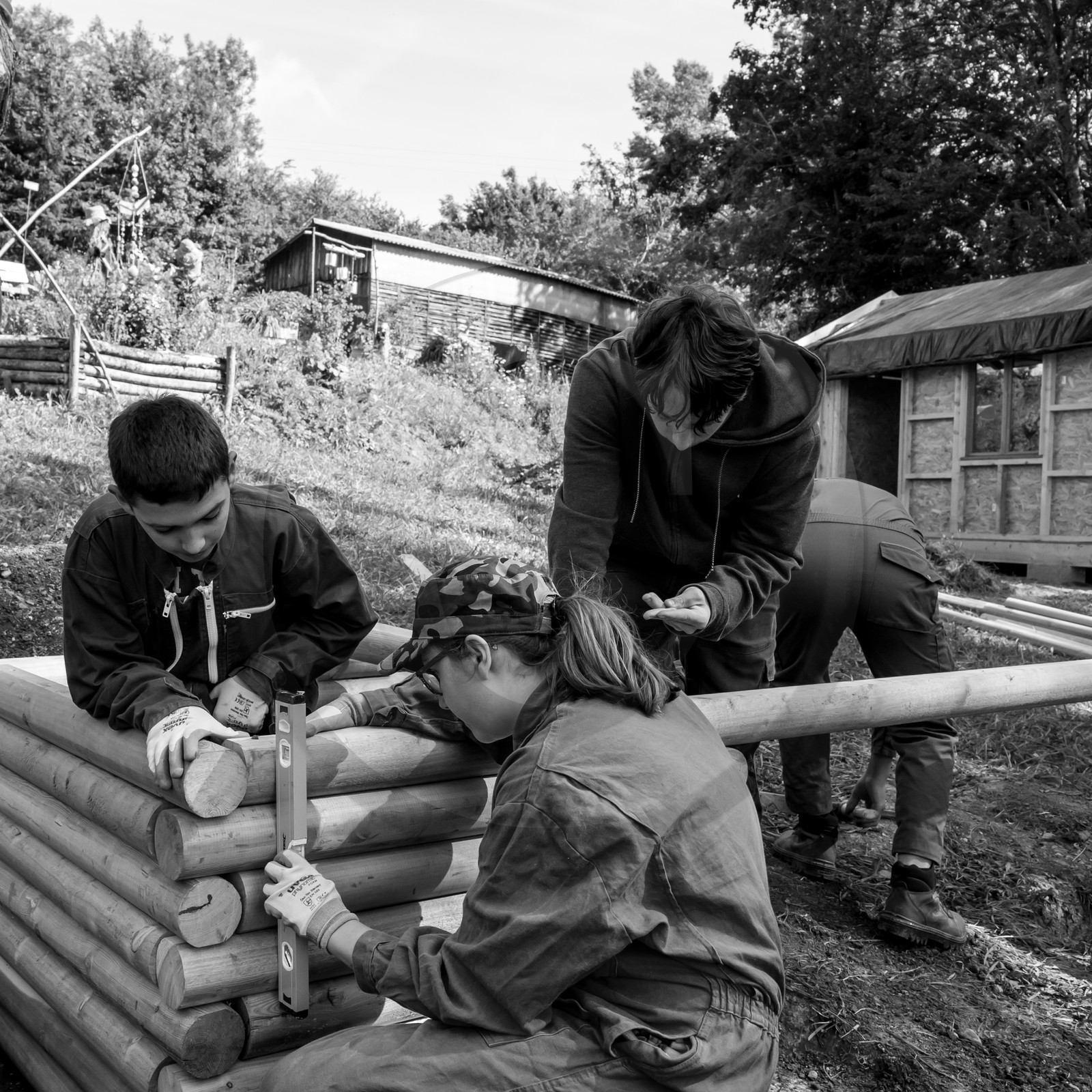Construction de bacs surélevés
