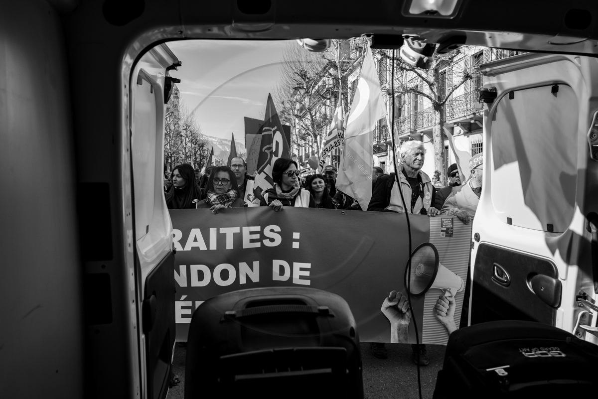 7 mars 2023 : Manifestation contre la réforme des retraites à Gap