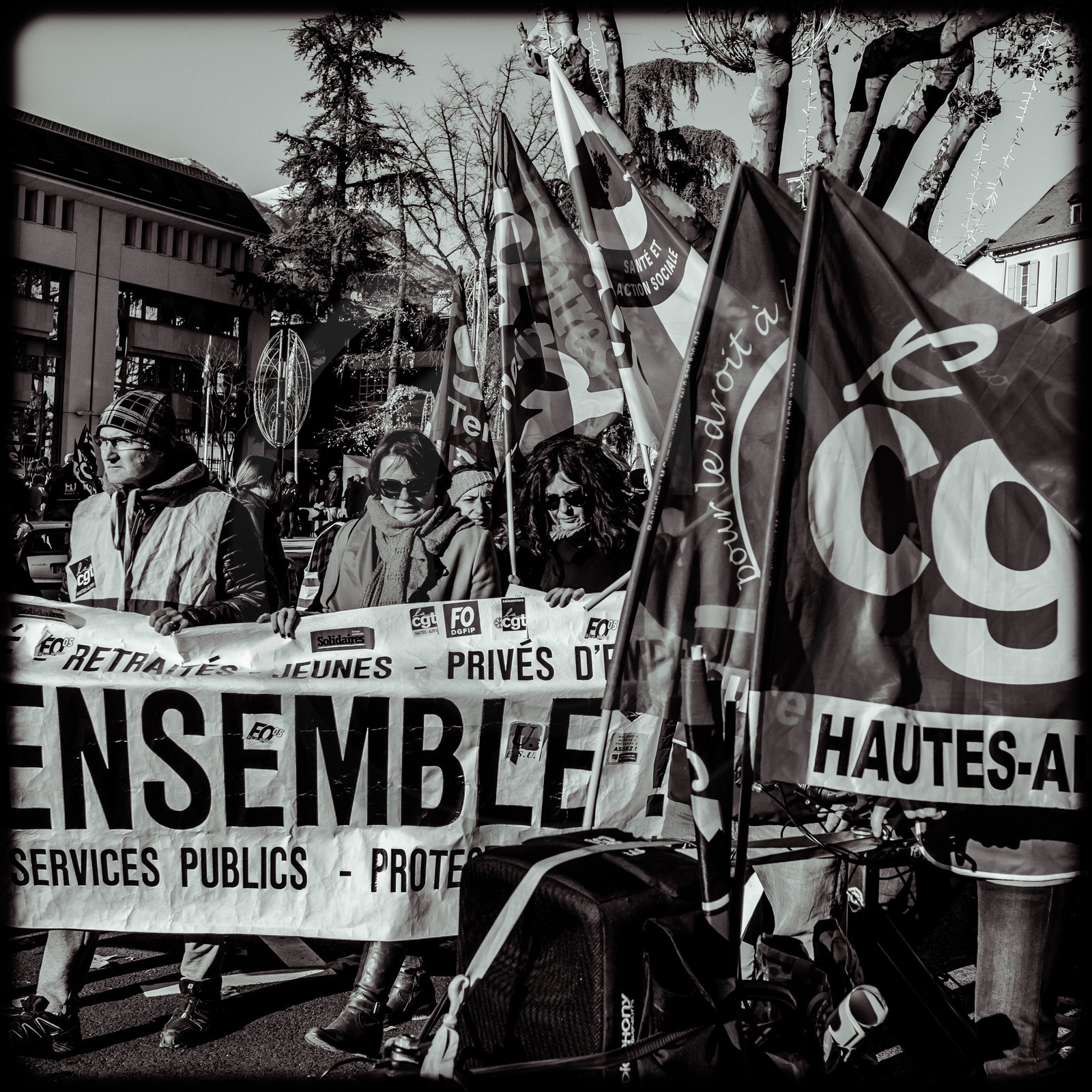 Manifestation à Gap le 10 décembre 2019.