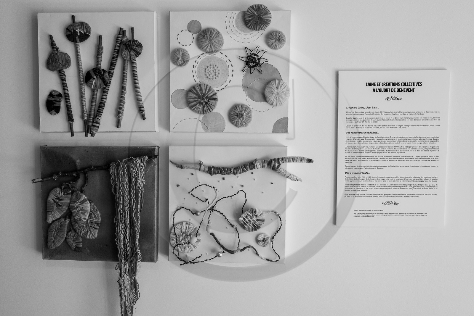 03 octobre 2023 : exposition Laine à La Grange à Gap