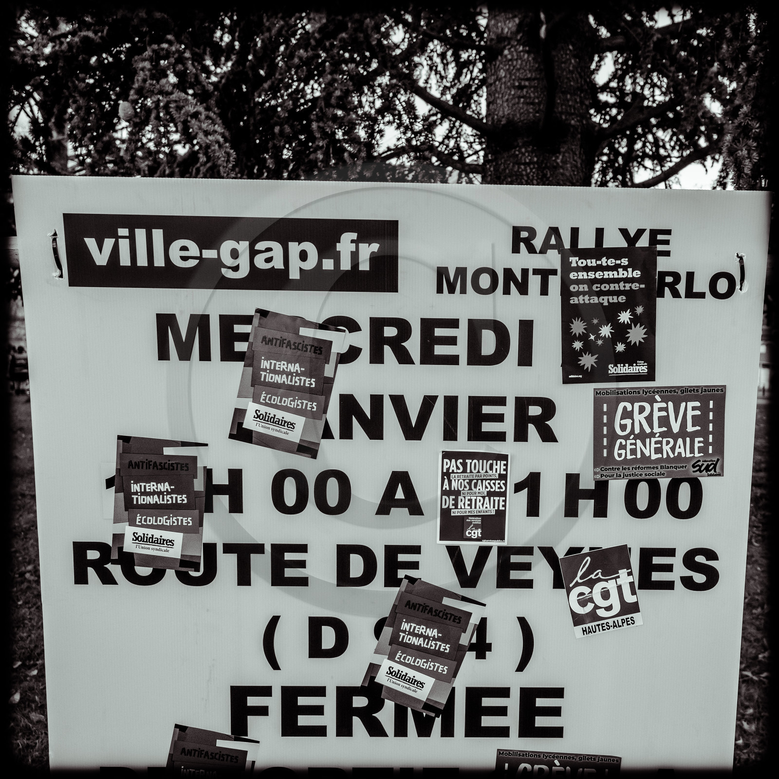 Manifestation à Gap le 14 janvier 2020