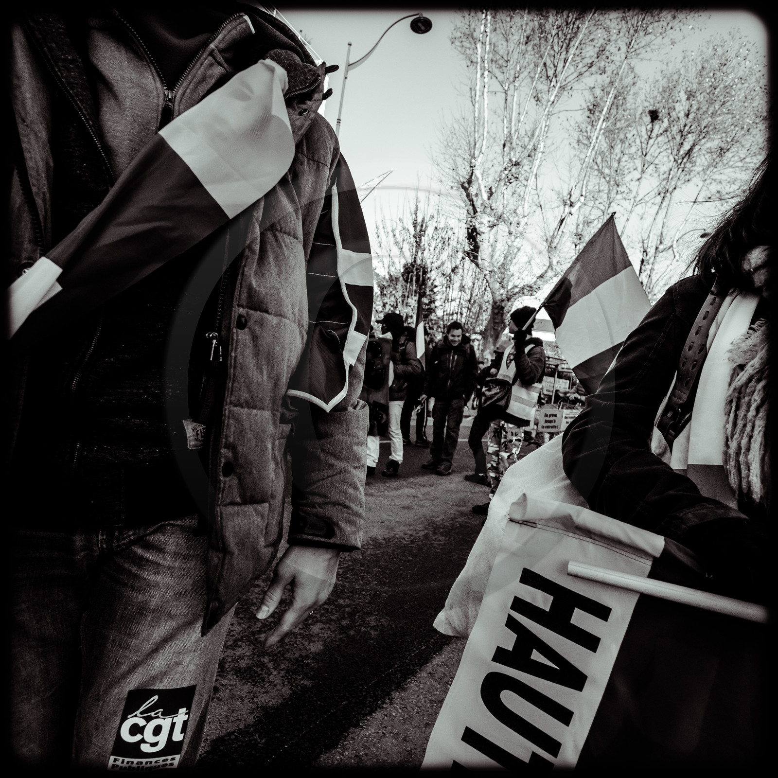 Manifestation à Gap le 12 décembre 2019.