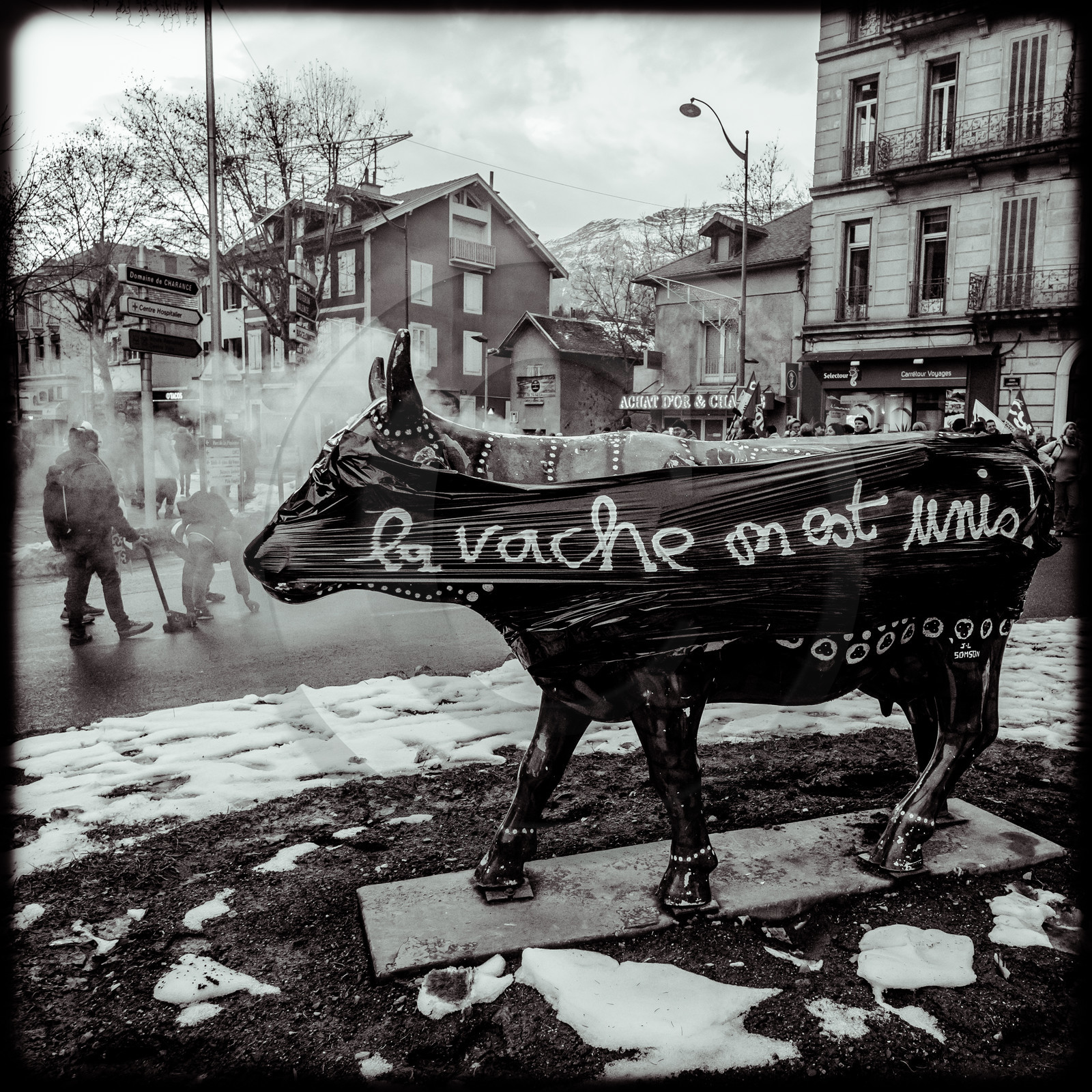 Manifestation à Gap le 17 décembre 2019