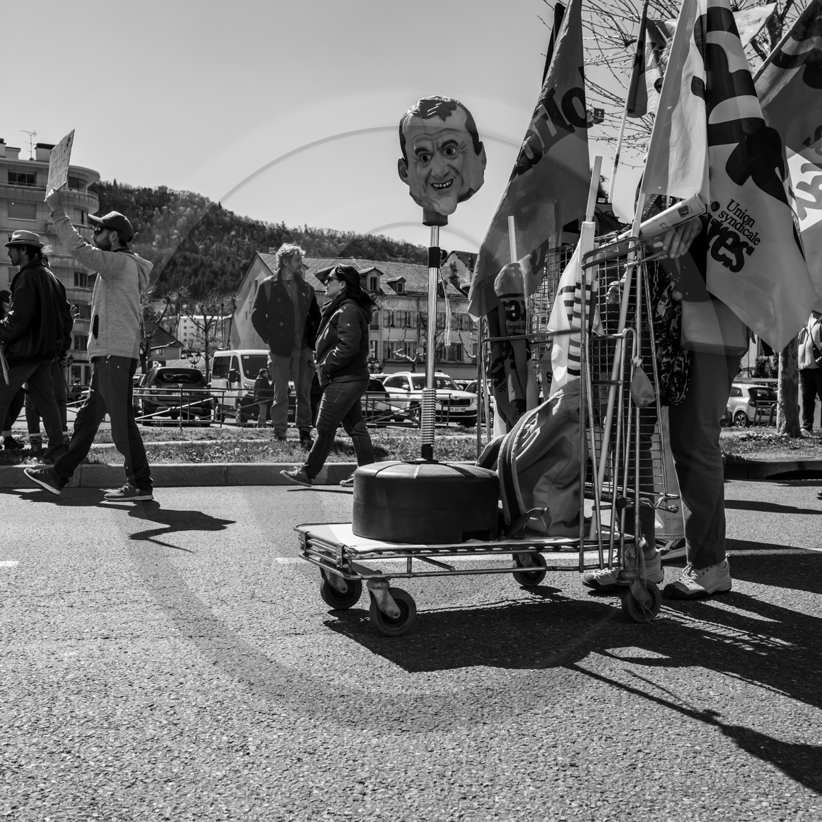 13 avril 2023 : Manifestation contre la réforme des retraites à Gap