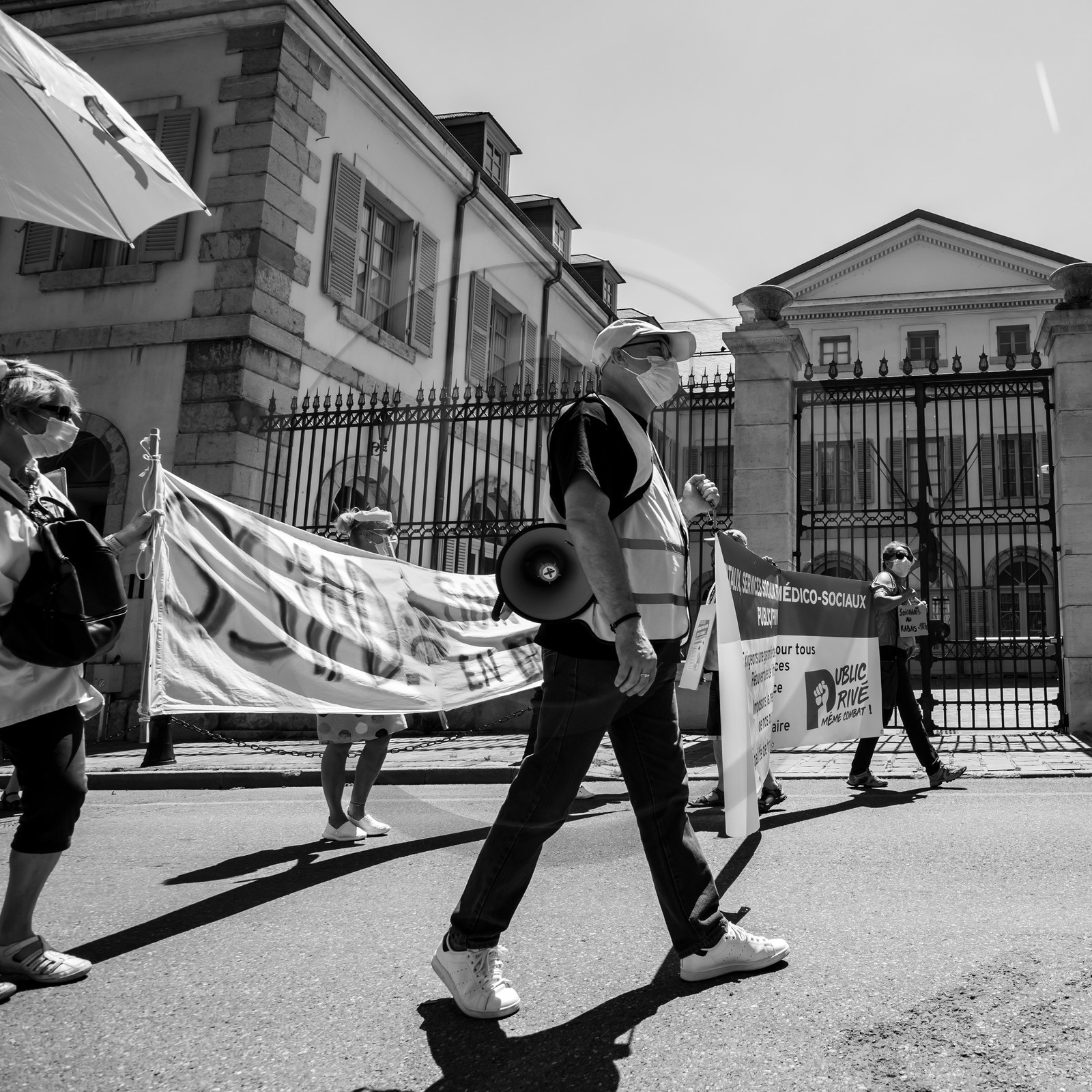 15 juin 2021 à Gap (Hautes-Alpes) : Manifestation des soignants oubliés du Ségur de la santé.