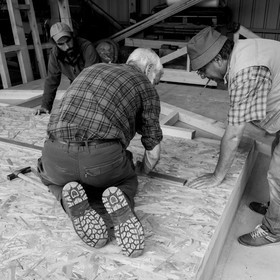 Construction d'une cabane