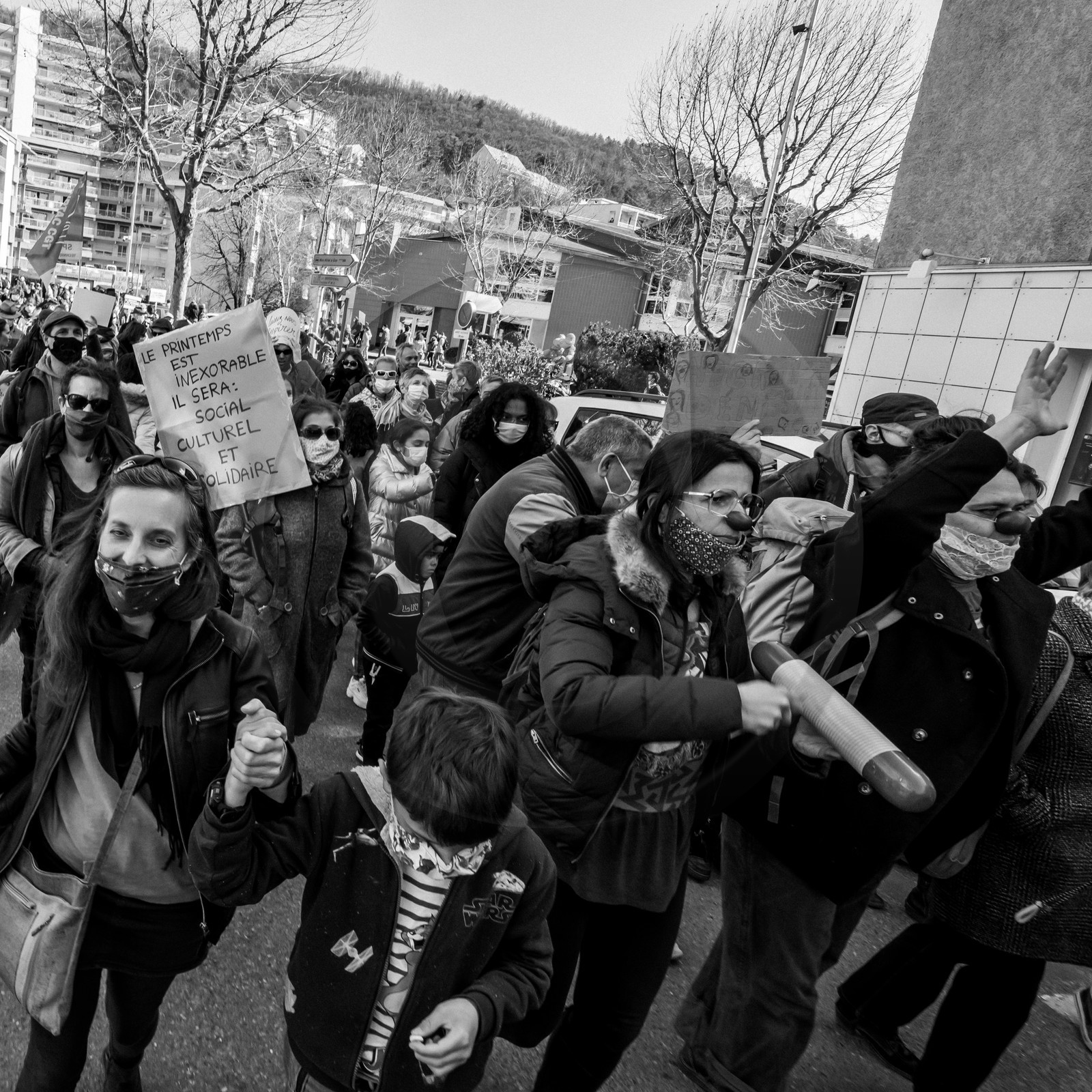 21 mars 2021 - Gap - Mobilisation pour la réouverture des lieux culturels