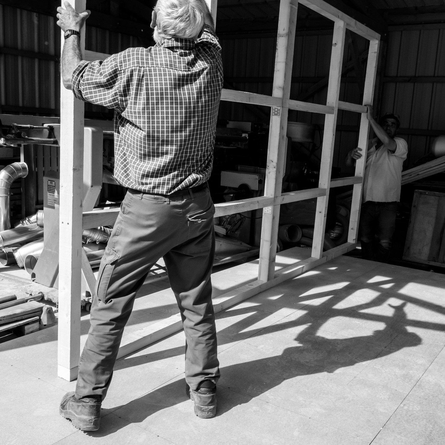 Construction d'une cabane