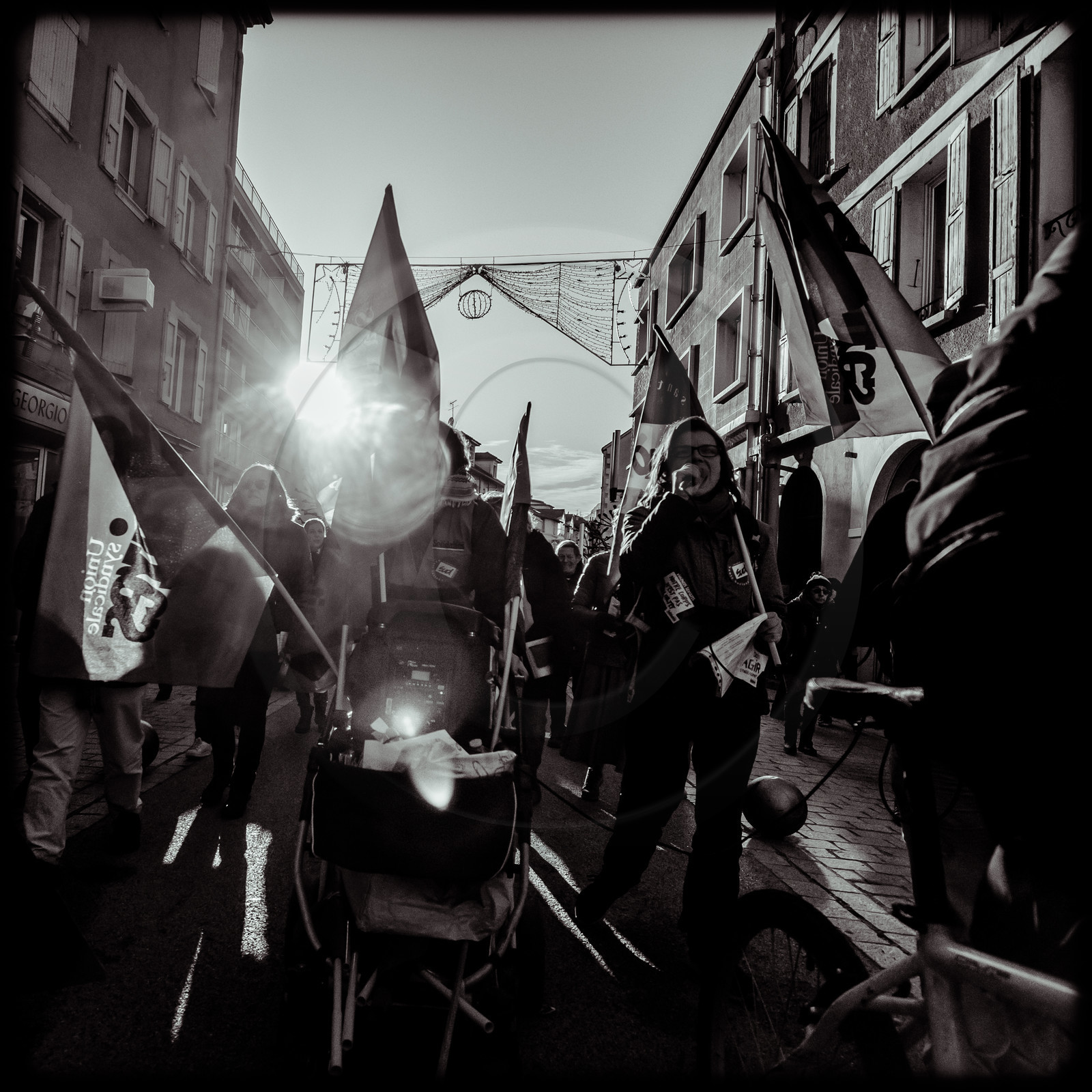 Manifestation à Gap le 10 décembre 2019.