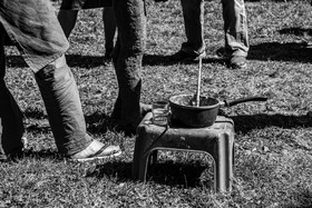 21 aout 2024 : Réalisation de Marcel Joli Coeur, l'homme de l'Ouort avec Barbara Fougnon, artiste plasticienne, et un anniversaire en chansons.