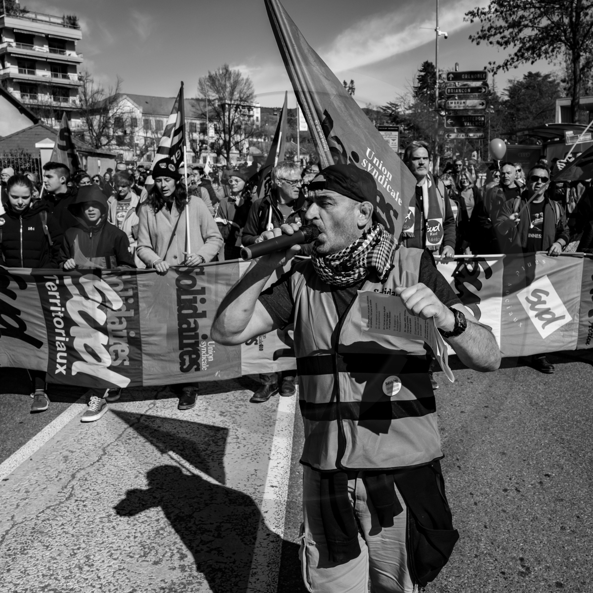7 mars 2023 : Manifestation contre la réforme des retraites à Gap