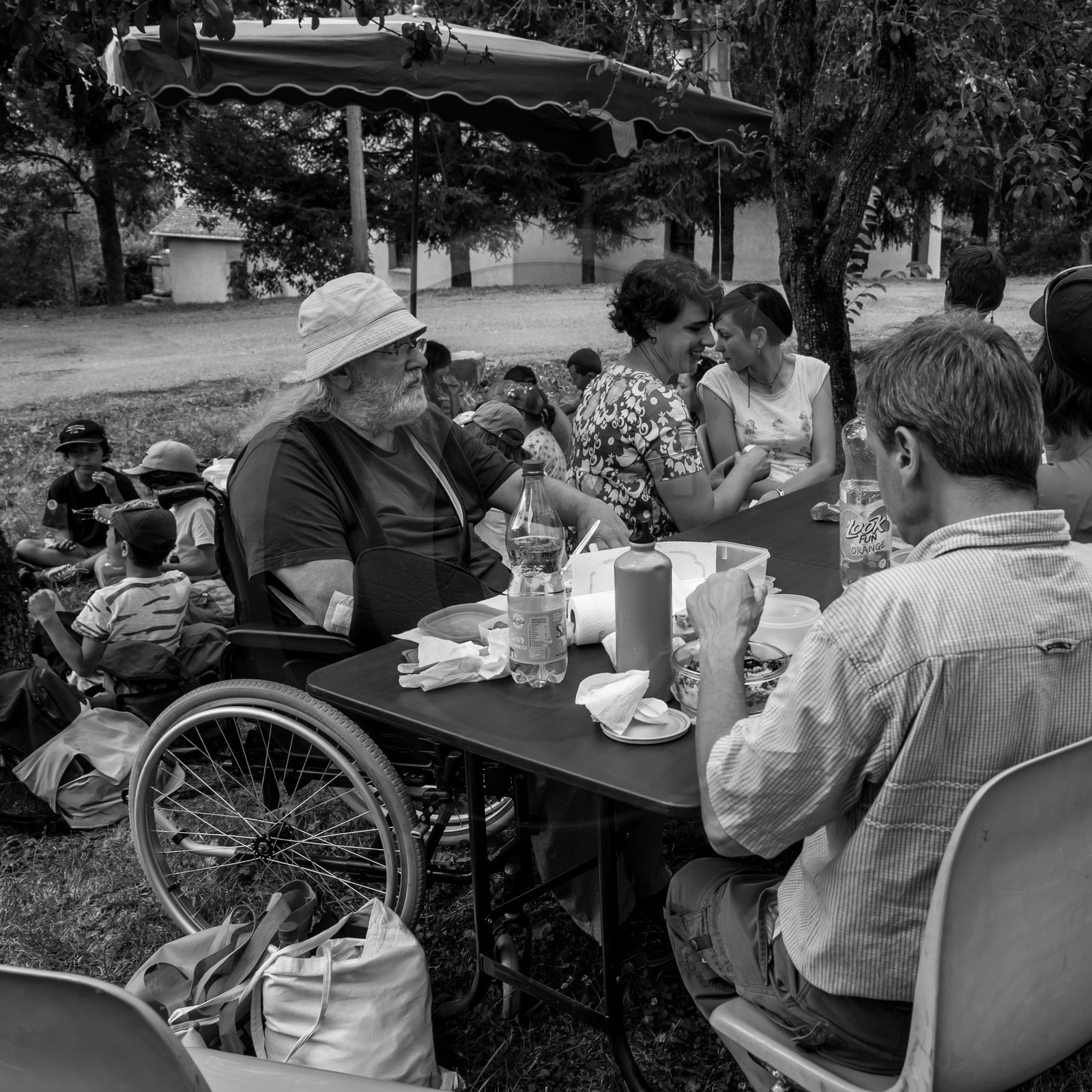 Avec l'école de Saint-Bonnet