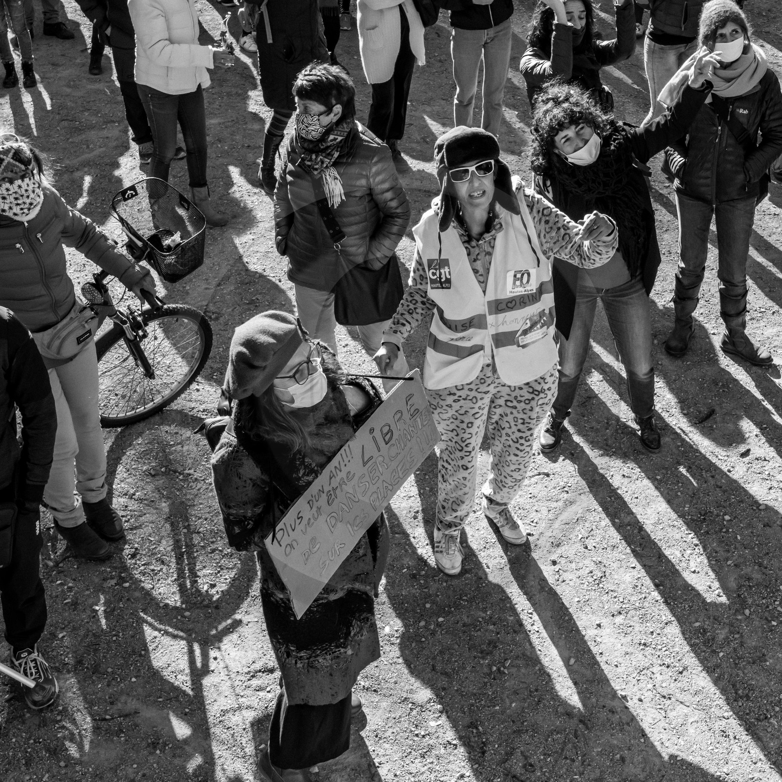 21 mars 2021 - Gap - Mobilisation pour la réouverture des lieux culturels