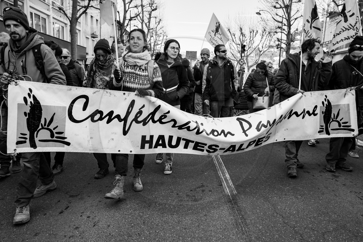 7 mars 2023 : Manifestation contre la réforme des retraites à Gap