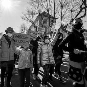 21 mars 2021 - Gap - Mobilisation pour la réouverture des lieux culturels